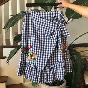 ZARA wrap skirt